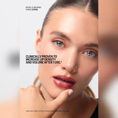 Model wearing Allies of Skin Peptint in Utopia clinically proven to increase lip density and volume after 1 use 8