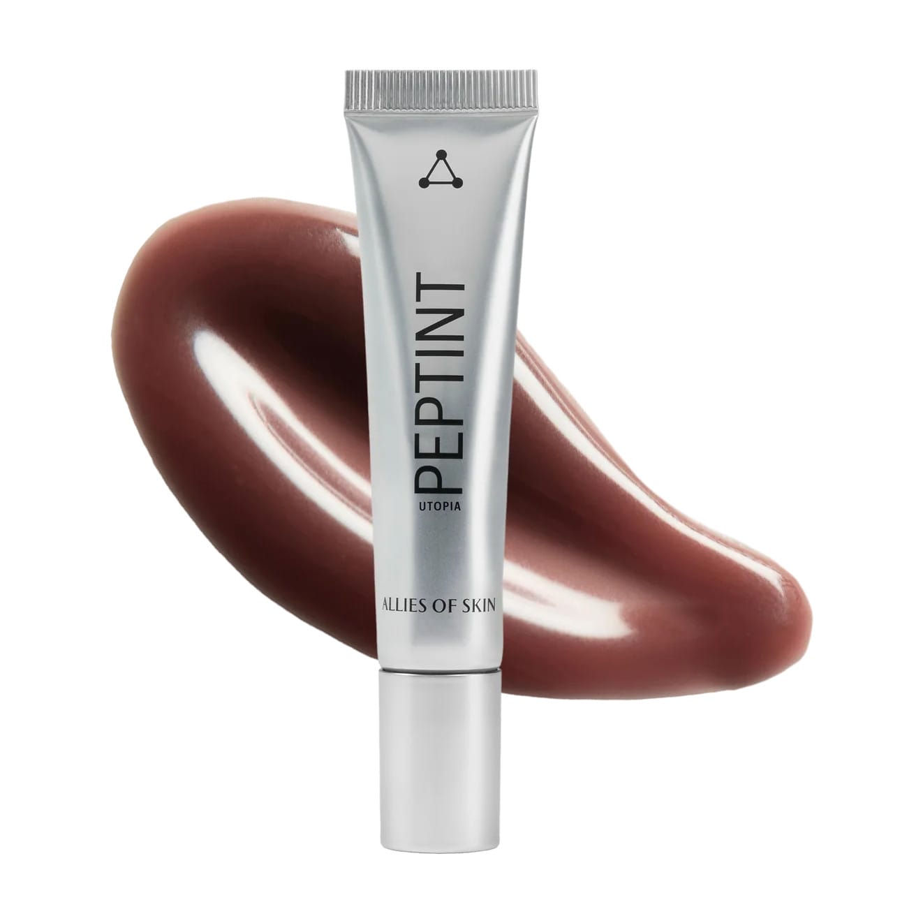 Allies of Skin Peptint Tripeptide and Goji Cells Plumping Lip Treatment in Utopia cool mauve with swatch 1