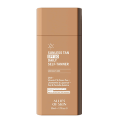 Allies of Skin Sunless Tan SPF 50 Daily Self-Tanner bottle 50ml