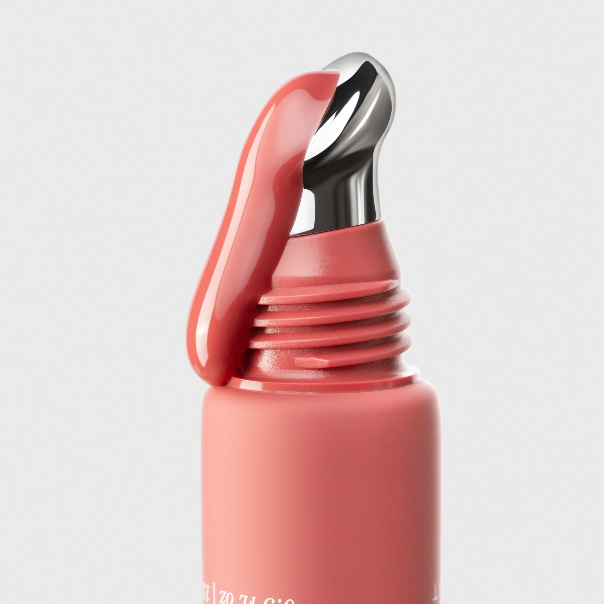 Anfisa Skin AN-Gloss Ceramide Lip Tint Berry Crumble open roller applicator tip with rose formula 4