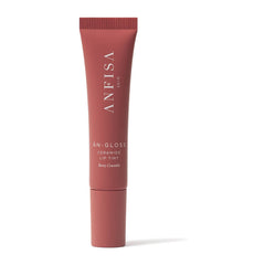 Anfisa Skin AN-Gloss Ceramide Lip Tint tube in Berry Crumble dusty rose mauve shade on white background 1