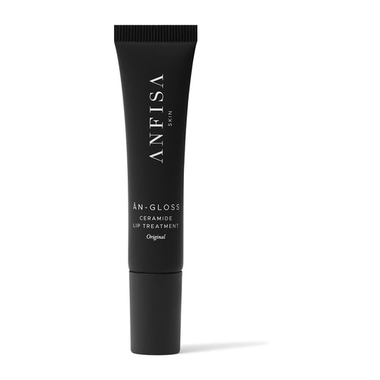 Anfisa Skin AN-Gloss Ceramide Lip Treatment tube in Original shade matte black packaging on white background 1