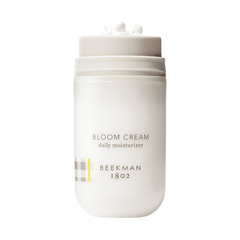 Beekman 1802 Bloom Cream daily moisturizer jar with cream swirl on top