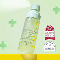 Magnesium Milk jelly mist spraying with National Rosacea Society acceptance seal