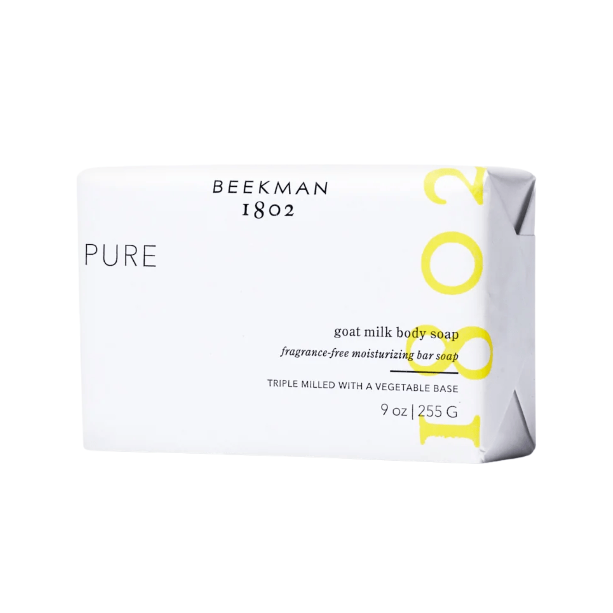 Beekman 1802 Pure fragrance-free goat milk body soap bar