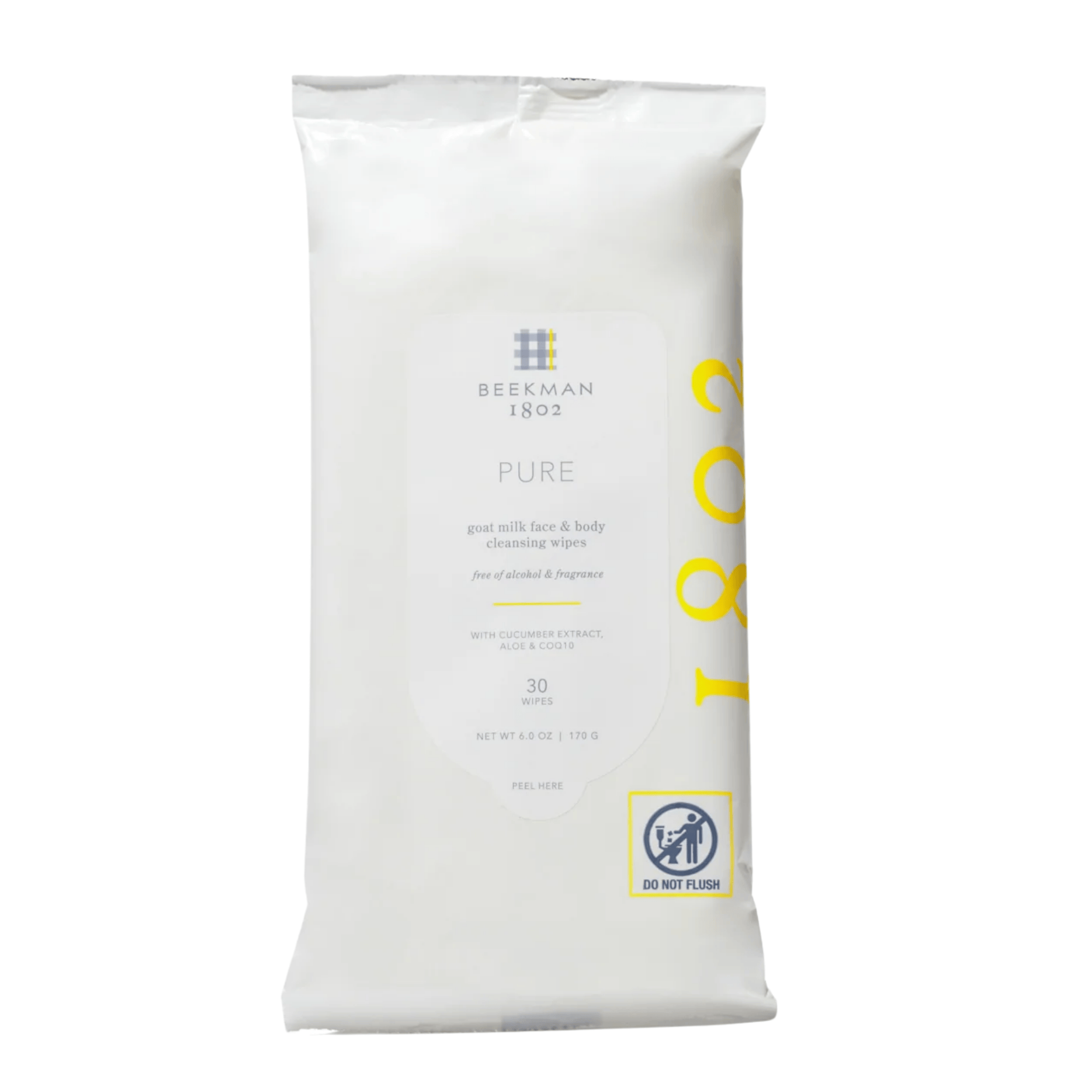 Beekman 1802 pure goat milk facial cleansing wipe
