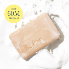 Goat milk soap bar with rich lather over 60 million bars sold