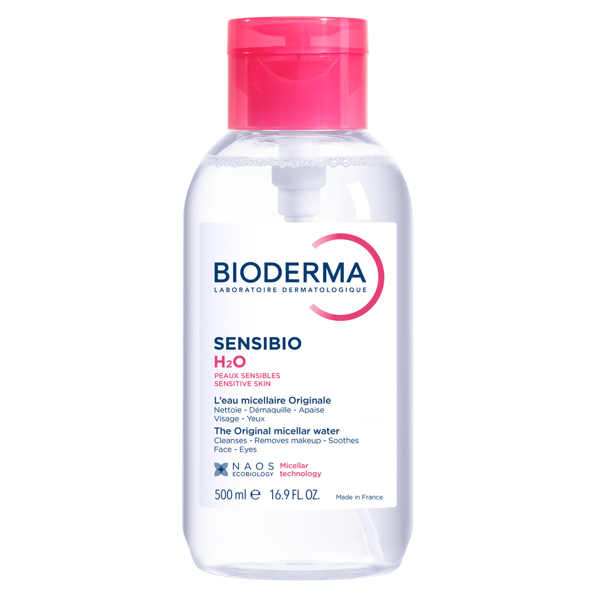 Bioderma Sensibio H2O Micellar Water Bioderma 16.9 fl. oz. Pump Shop at Exclusive Beauty Club
