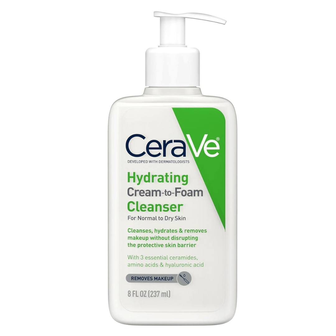CeraVe Hydrating Cream to Foam Cleanser for Normal to Dry Skin Cerave 8 oz. Shop at Exclusive Beauty