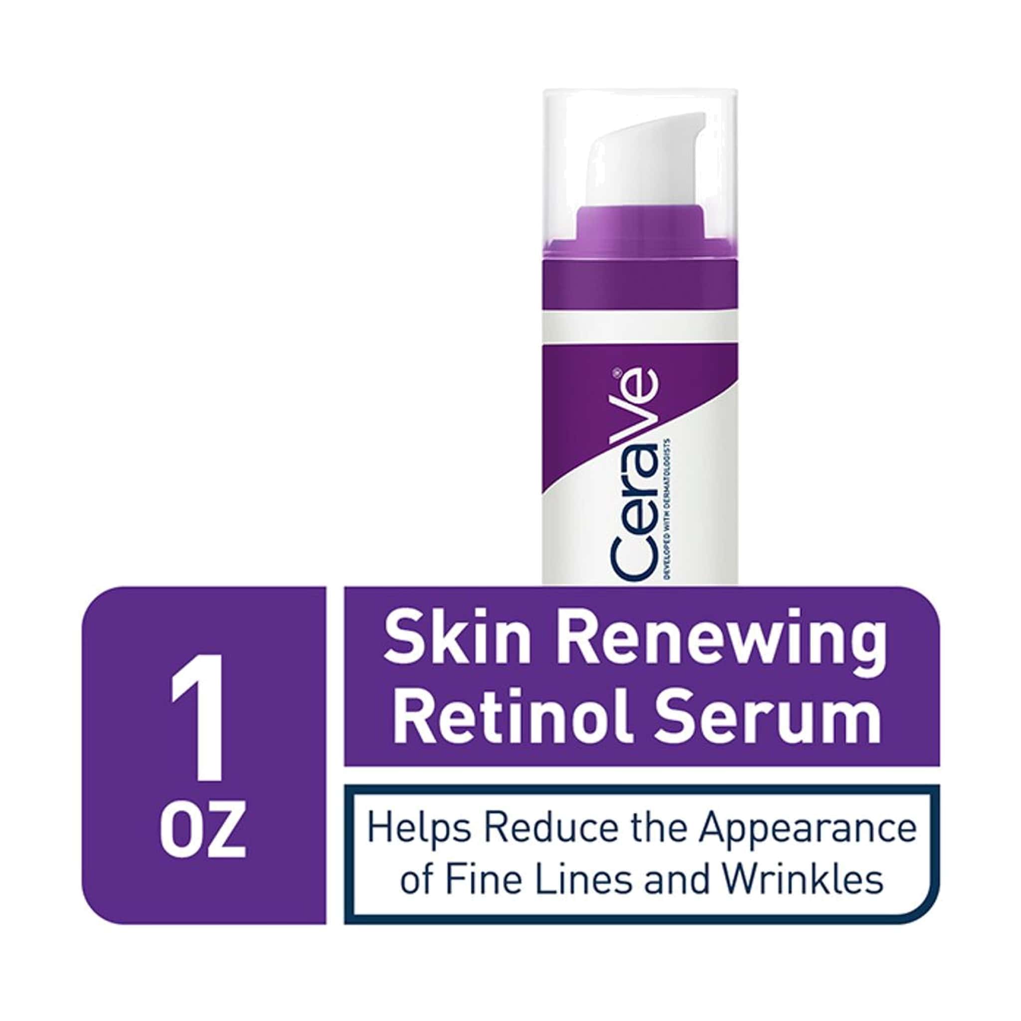 CeraVe Skin Renewing Retinol Serum 1 oz anti-aging serum that helps reduce the appearance of fine lines and wrinkles