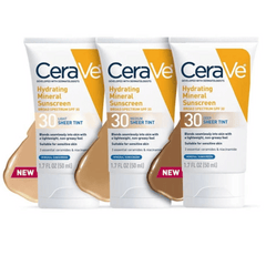 CeraVe Hydrating Mineral Sunscreen Broad Spectrum SPF 30 Sheer Tint