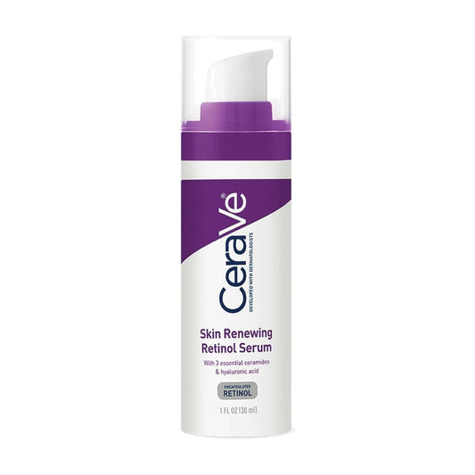 CeraVe Skin Renewing Retinol Serum 1 fl oz pump with encapsulated retinol ceramides and hyaluronic acid