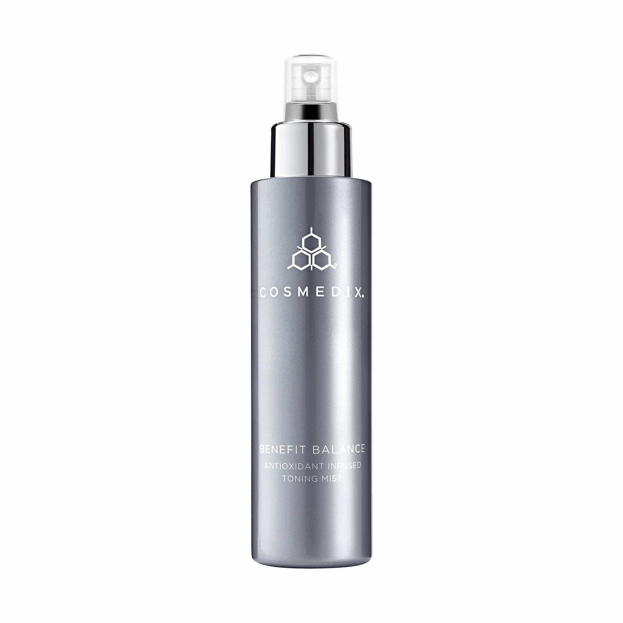 Cosmedix Benefit Balance antioxidant infused toning mist spray bottle