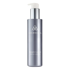 Cosmedix Benefit Clean gentle cleanser pump bottle on white background