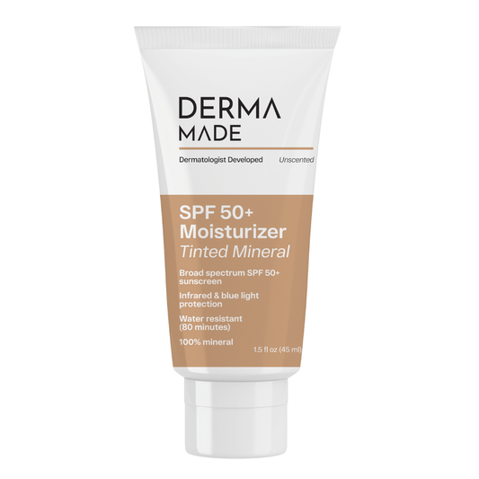 Derma Made SPF 50+ Tinted Sunscreen Moisturizer Sunscreen Derma Made 1.5 fl. oz. Shop at Exclusive Beauty