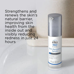 EltaMD Skin Recovery Serum on bathroom counter