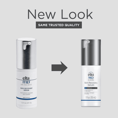 Old versus new packaging for EltaMD Skin Recovery Serum