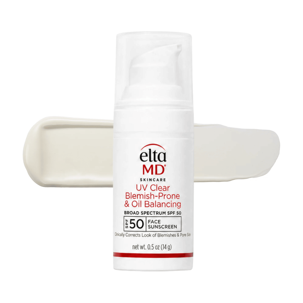 EltaMD UV Clear blemish-prone and oil-balancing SPF 50 face sunscreen 0.5 oz travel size mini
