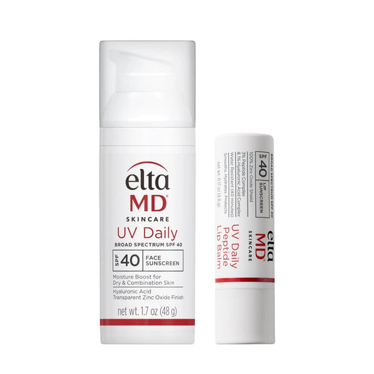 EltaMD UV Daily SPF 40 face sunscreen with peptide lip balm SPF 40