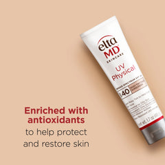 EltaMD UV Physical SPF 40 Rosy Tint Face Sunscreen shop at Exclusive Beauty