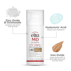 EltaMD UV Daily Broad-Spectrum SPF 40 Tinted Sunscreen DUO ($84 Value)