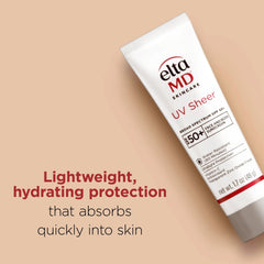 EltaMD UV Sheer SPF 50 lightweight hydrating formula