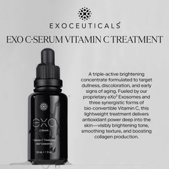 Exo C-Serum vitamin C treatment dropper bottle by Exoceuticals