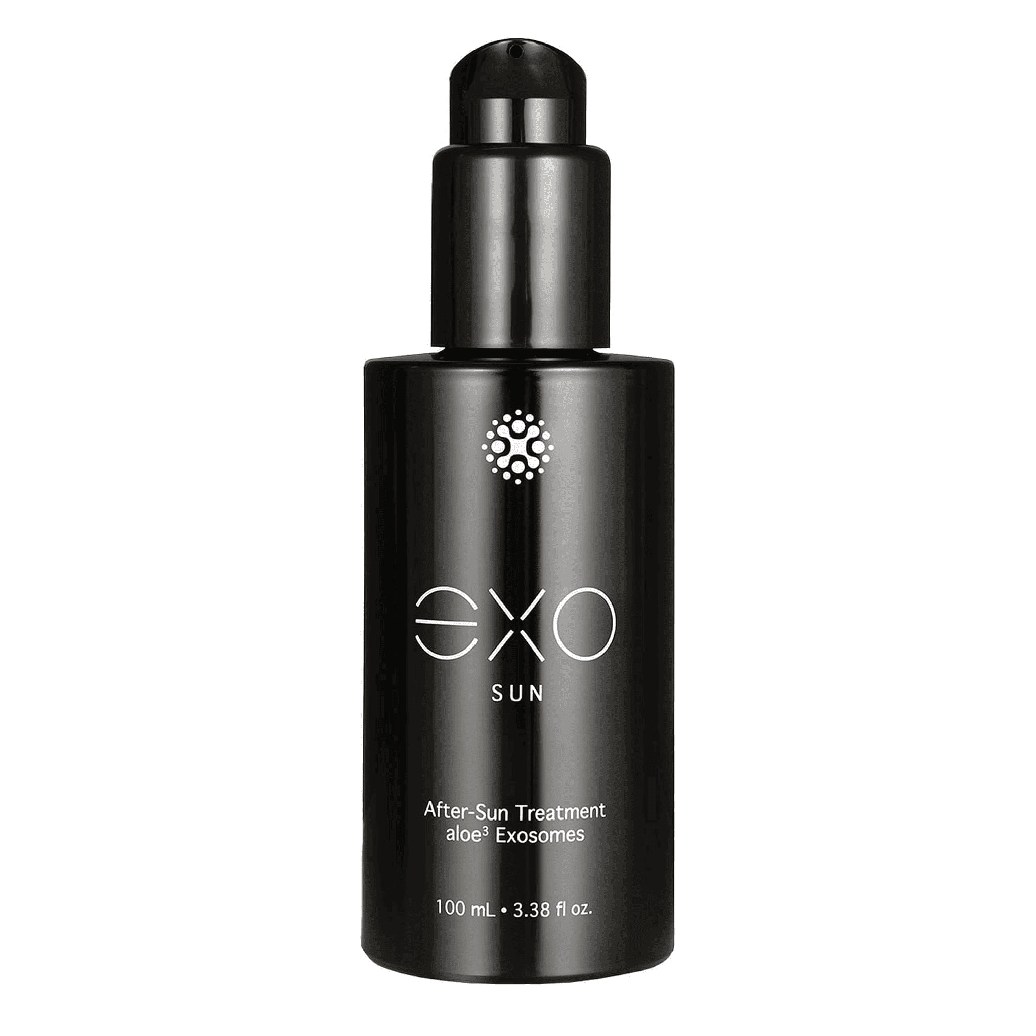 Exo Sun after-sun treatment pump bottle with aloe and exosomes