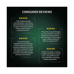 Five star customer reviews for FAQ Pure Beauty-Tech Elixir