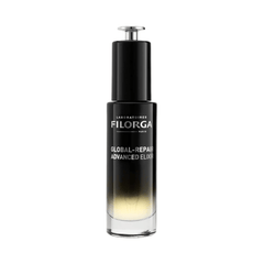Filorga Global-Repair Advanced Elixir anti-aging face serum in black pump bottle