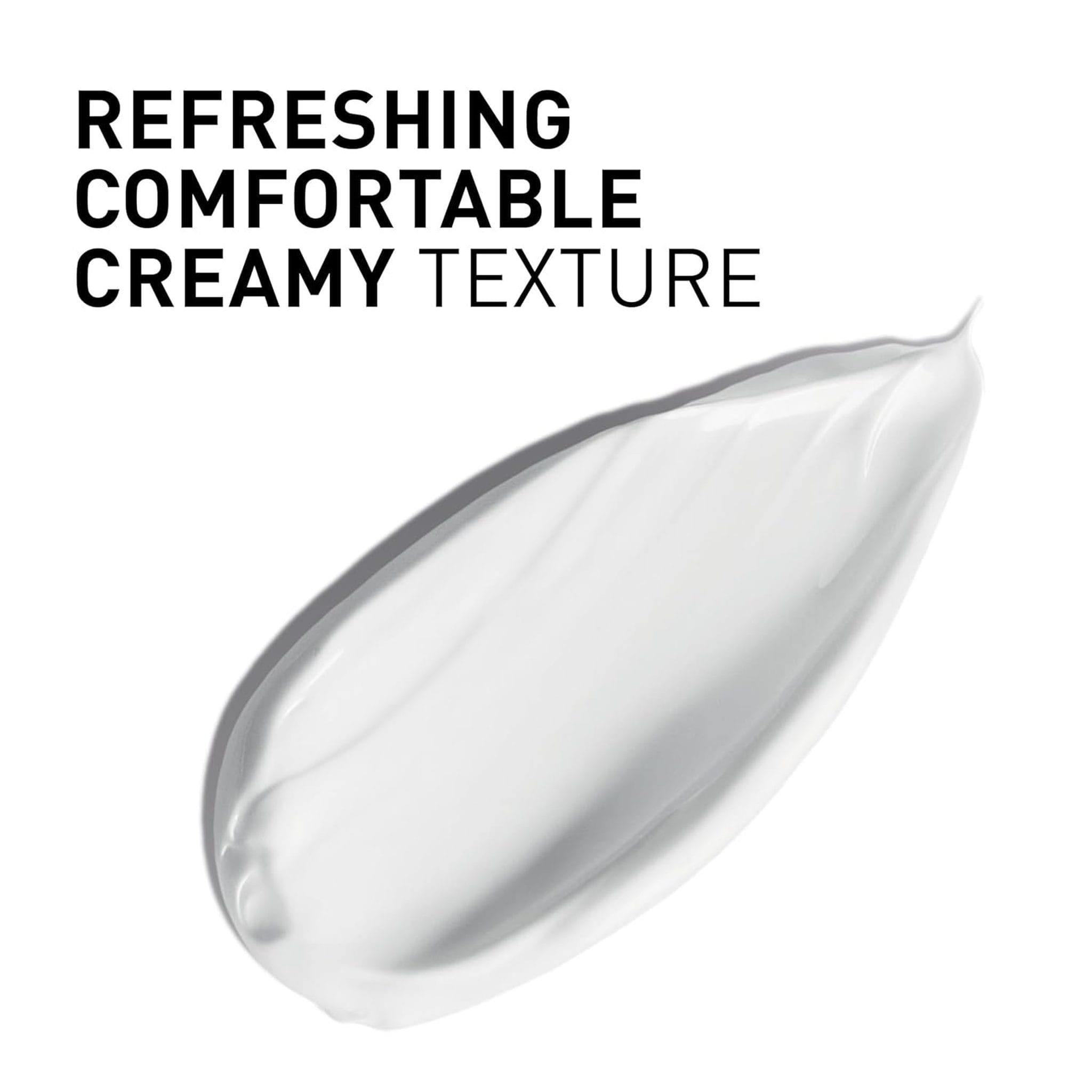 Filorga Hydra-Hyal refreshing comfortable creamy face moisturizer texture swatch on white background