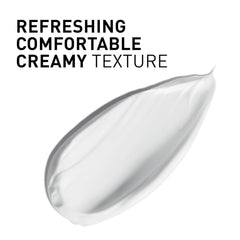 Filorga Hydra-Hyal refreshing comfortable creamy face moisturizer texture swatch on white background