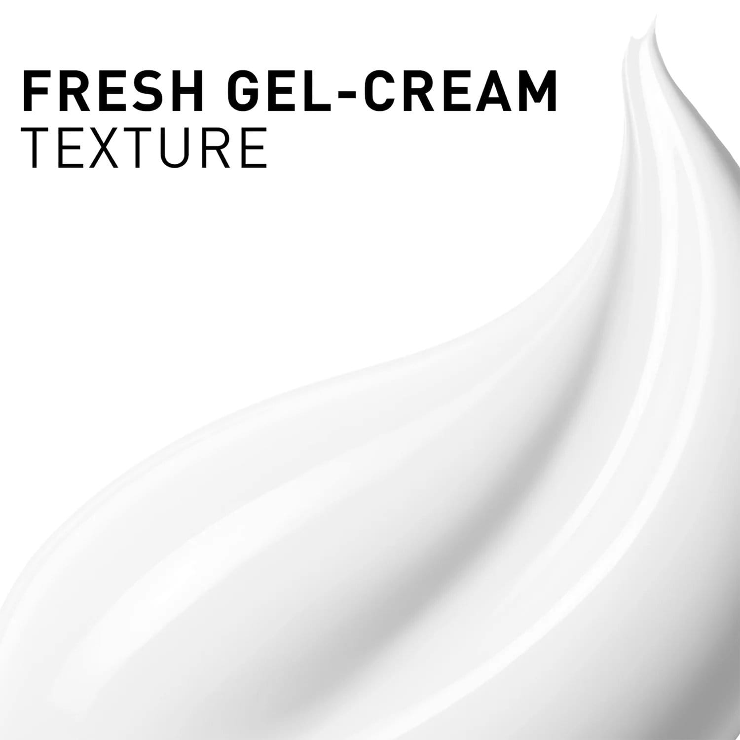 Filorga NCEF-Revitalize Eyes fresh gel-cream texture swirl on white background