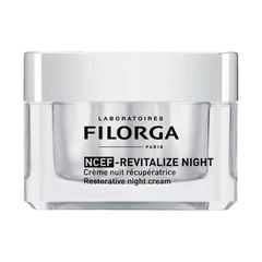 Filorga NCEF-Revitalize Night restorative night cream closed jar on white background