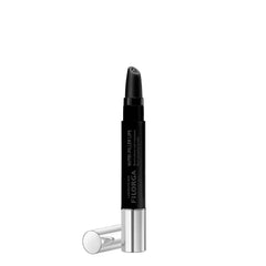 Filorga Nutri-Filler Lips nutri-plumping lip balm open with cap off black and silver applicator on white background