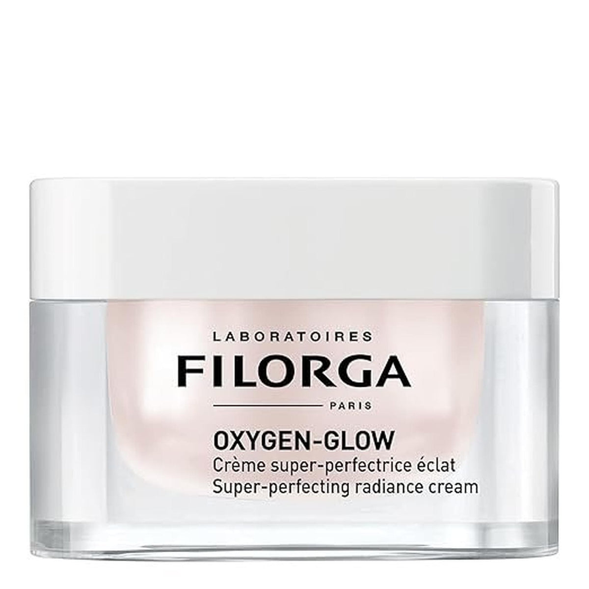 Filorga Oxygen-Glow super-perfecting radiance cream closed jar on white background