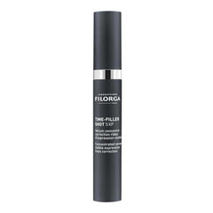 Filorga Time-Filler Shot 5XP concentrated serum for visible expression lines correction dark tube white background