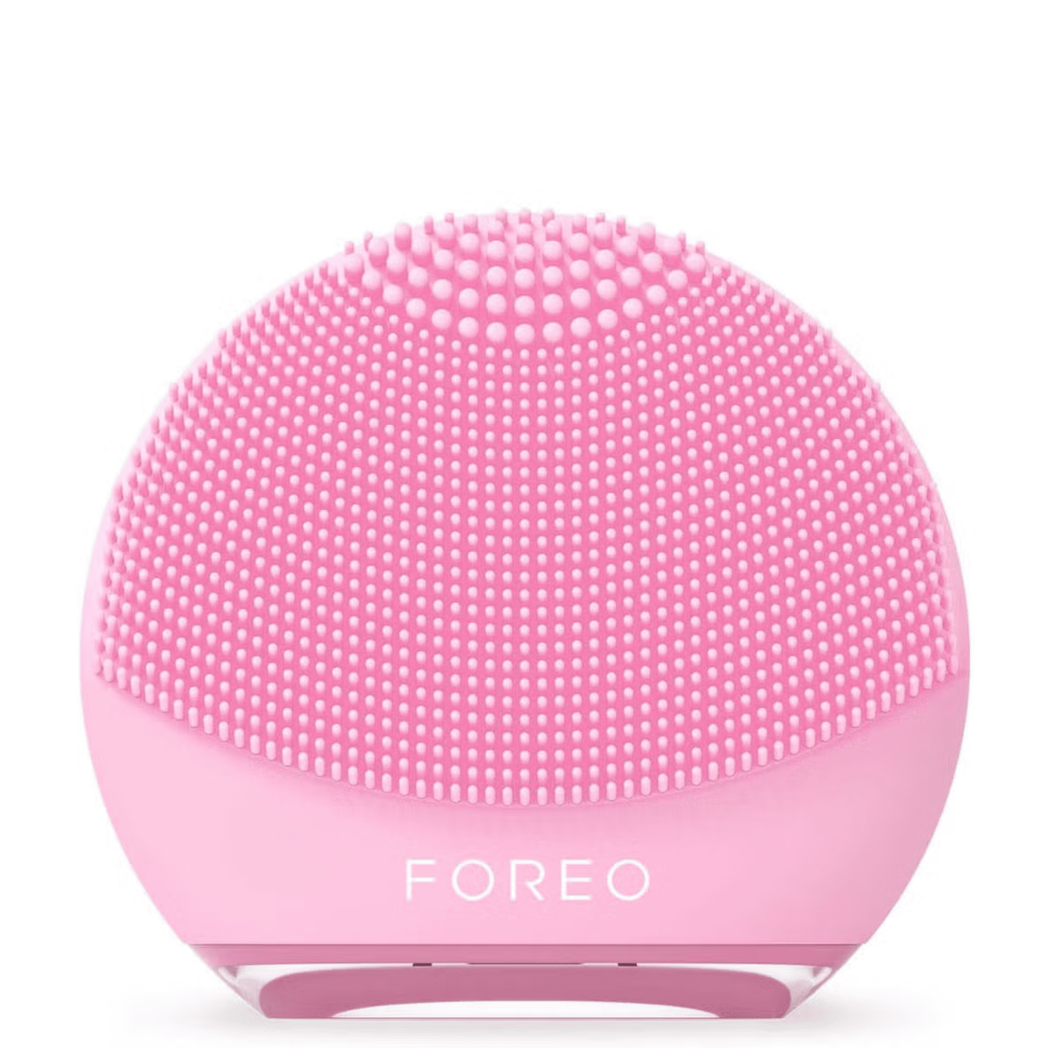 Foreo Luna 4 play light pink facial cleansing brush silicone device 1