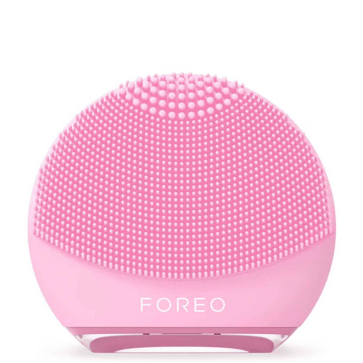 Foreo Luna 4 play light pink facial cleansing brush silicone device 1
