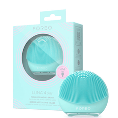 Foreo Luna 4 play mint facial cleansing brush with retail packaging box 2