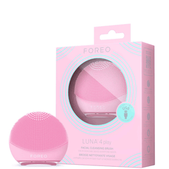 Foreo Luna 4 play pink facial cleansing brush with retail packaging box 2