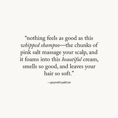 goop Beauty G.Tox Himalayan Salt Scalp Scrub Shampoo exfoliating scalp scrub with Himalayan pink salt to cleanse buildup and refresh the scalp. Available at Exclusive Beauty Club.