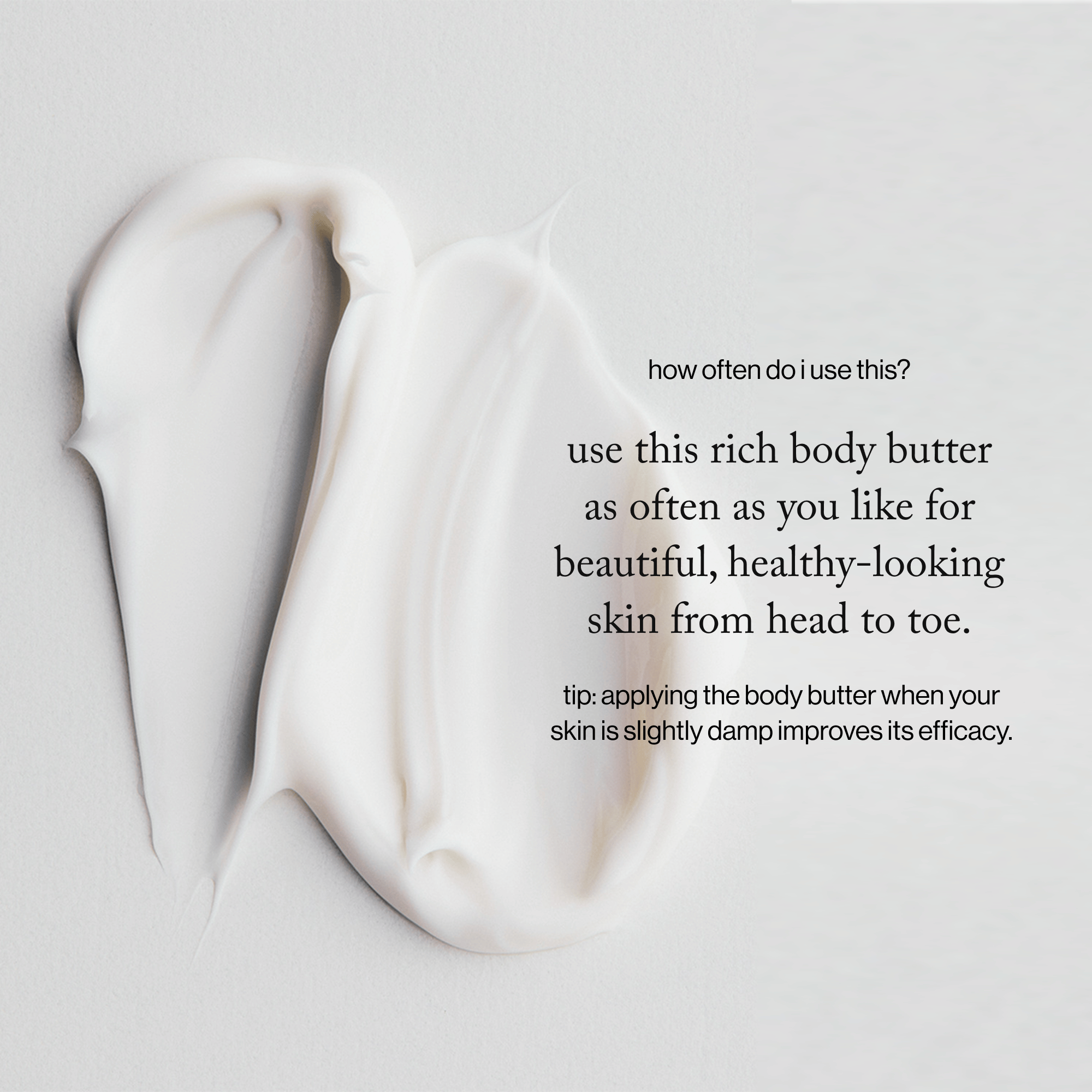 goop Beauty Nourishing Repair Body Butter rich hydrating body butter with shea butter, cupuaçu butter, and antioxidant botanicals for smooth radiant skin. Available at Exclusive Beauty Club.