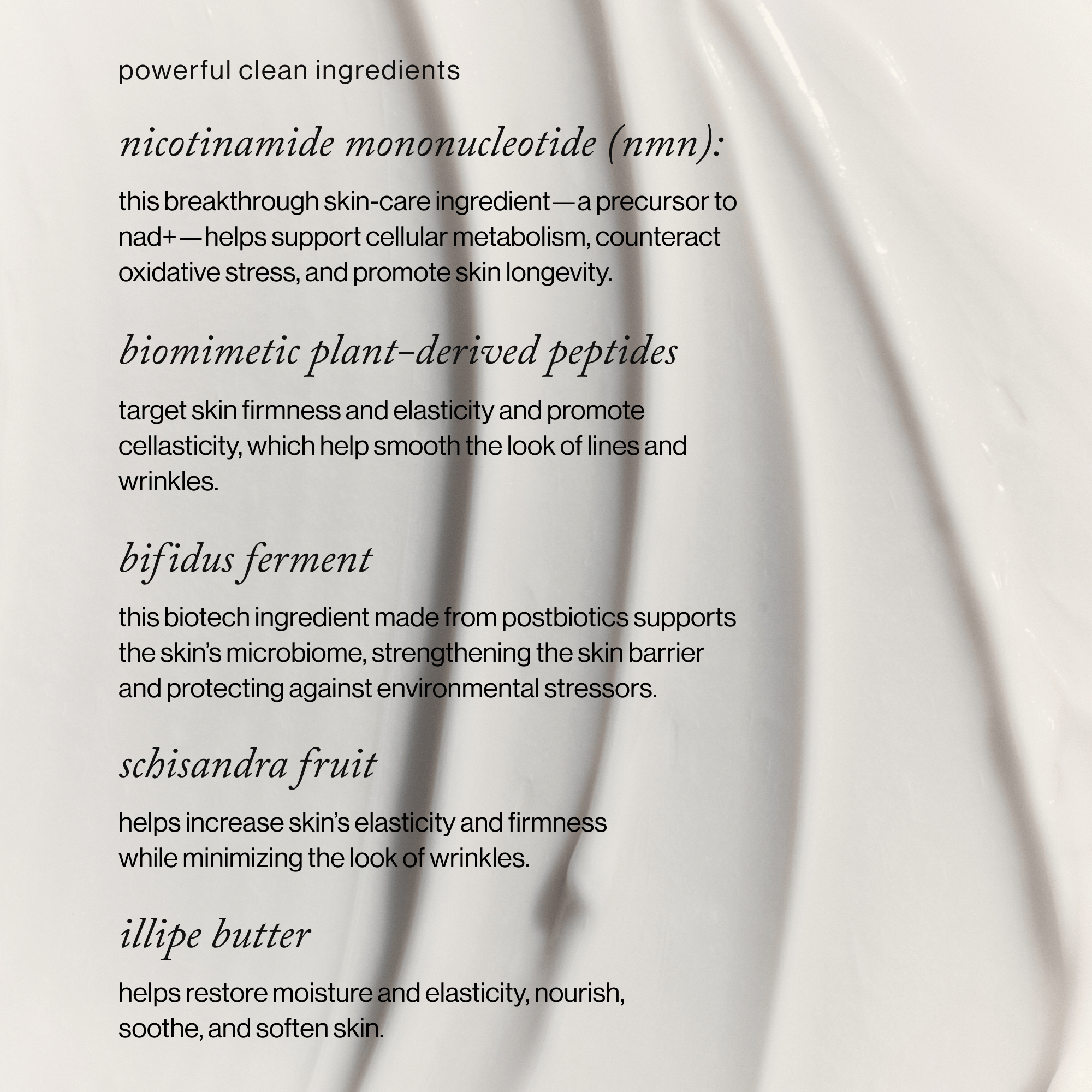 goop Beauty Youth-Boost NAD+ Peptide Rich Cream anti-aging moisturizer with peptides, NAD+ technology, and ceramides for firmer radiant skin. Available at Exclusive Beauty Club.