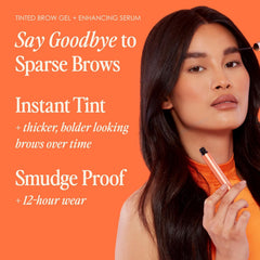 Grande Cosmetics GrandeBROW 2-in-1 Tinted Brow Gel + Brow Enhancing Serum 2