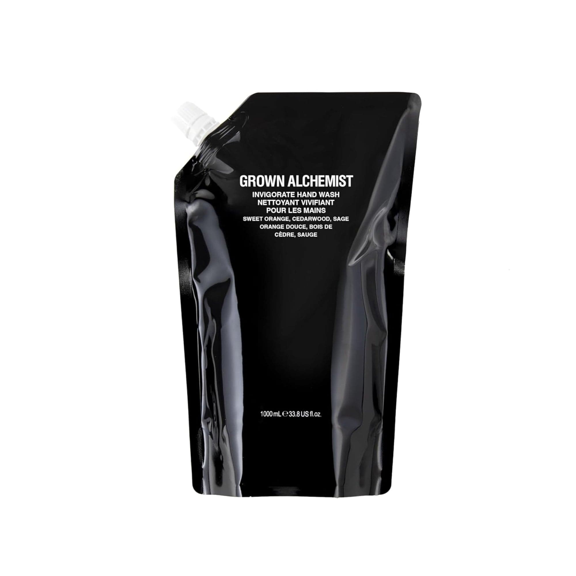 Grown Alchemist Invigorate Hand Wash 1 Liter refill natural plant-based hand cleanser bottle