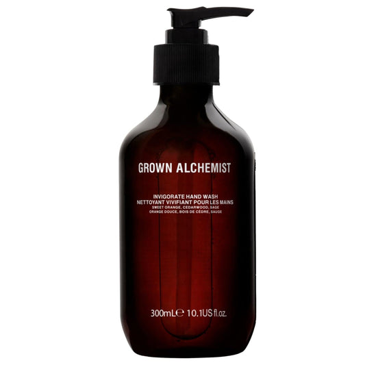 Grown Alchemist Invigorate Hand Wash 300ml natural plant-based hand cleanser bottle