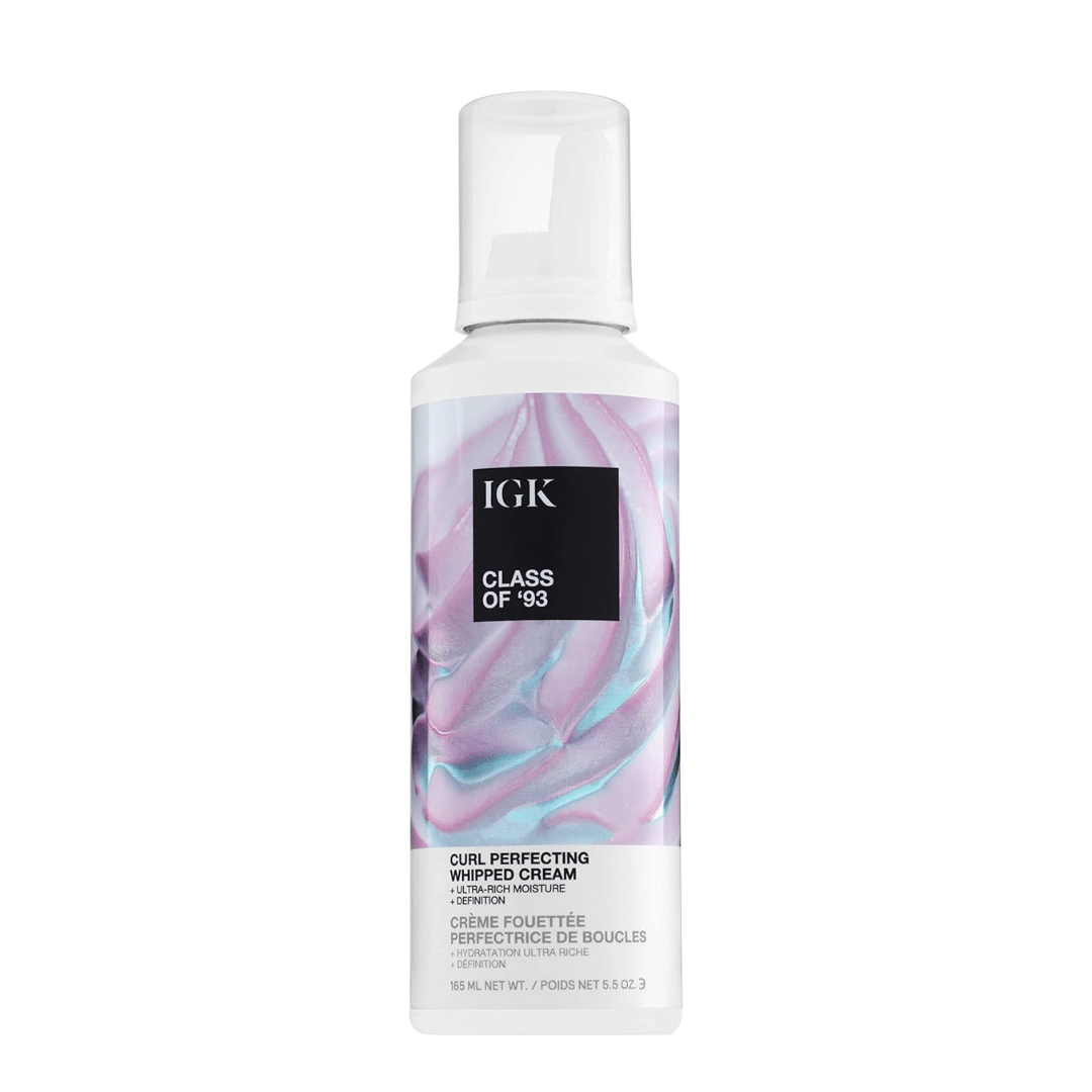 IGK Class of '93 Curl Perfecting Whipped Cream 5.5 oz shop at Exclusive Beauty