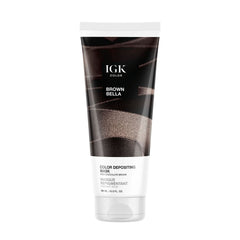 IGK Color Brown Bella Color Depositing Mask in Rich Chocolate Brown, 6 fl oz tube 1