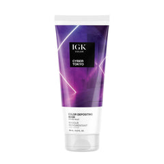 IGK Color Cyber Tokyo Color Depositing Mask in Intense Violet, 6 fl oz tube 1